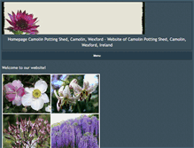 Tablet Screenshot of camolinpottingshed.com